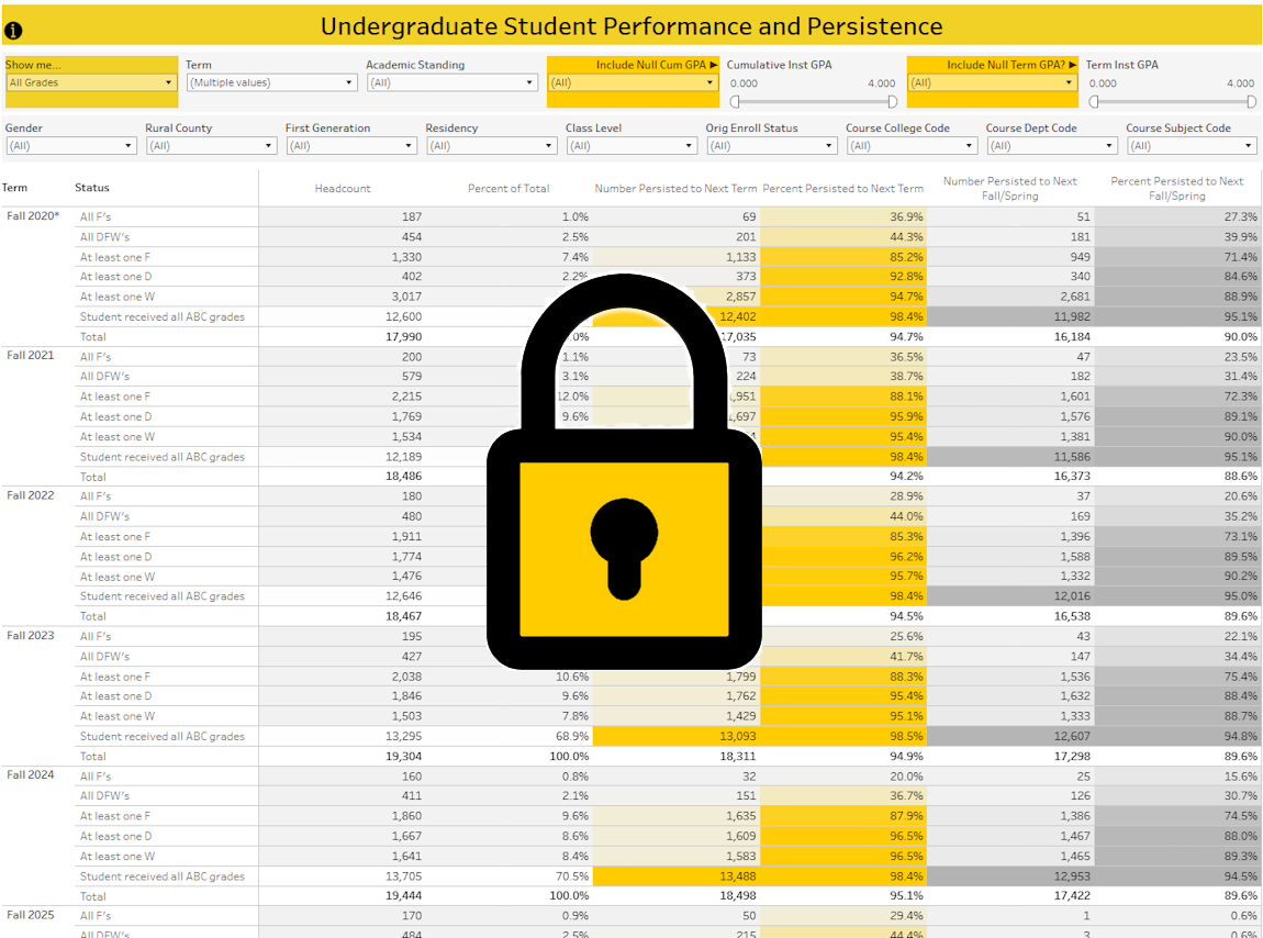 Undergraduate Student Performance